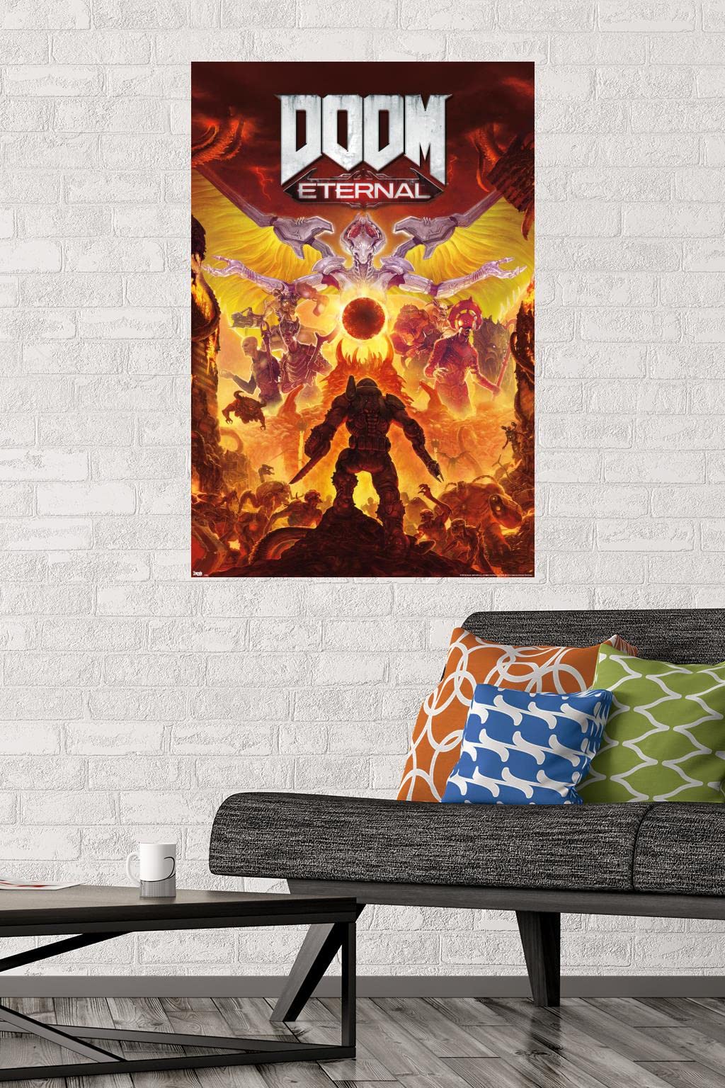 DOOM Eternal 非売品販促用B2ポスター 単品購入用 販促用B2ポスター 非売品 Doom Eternal【美品】